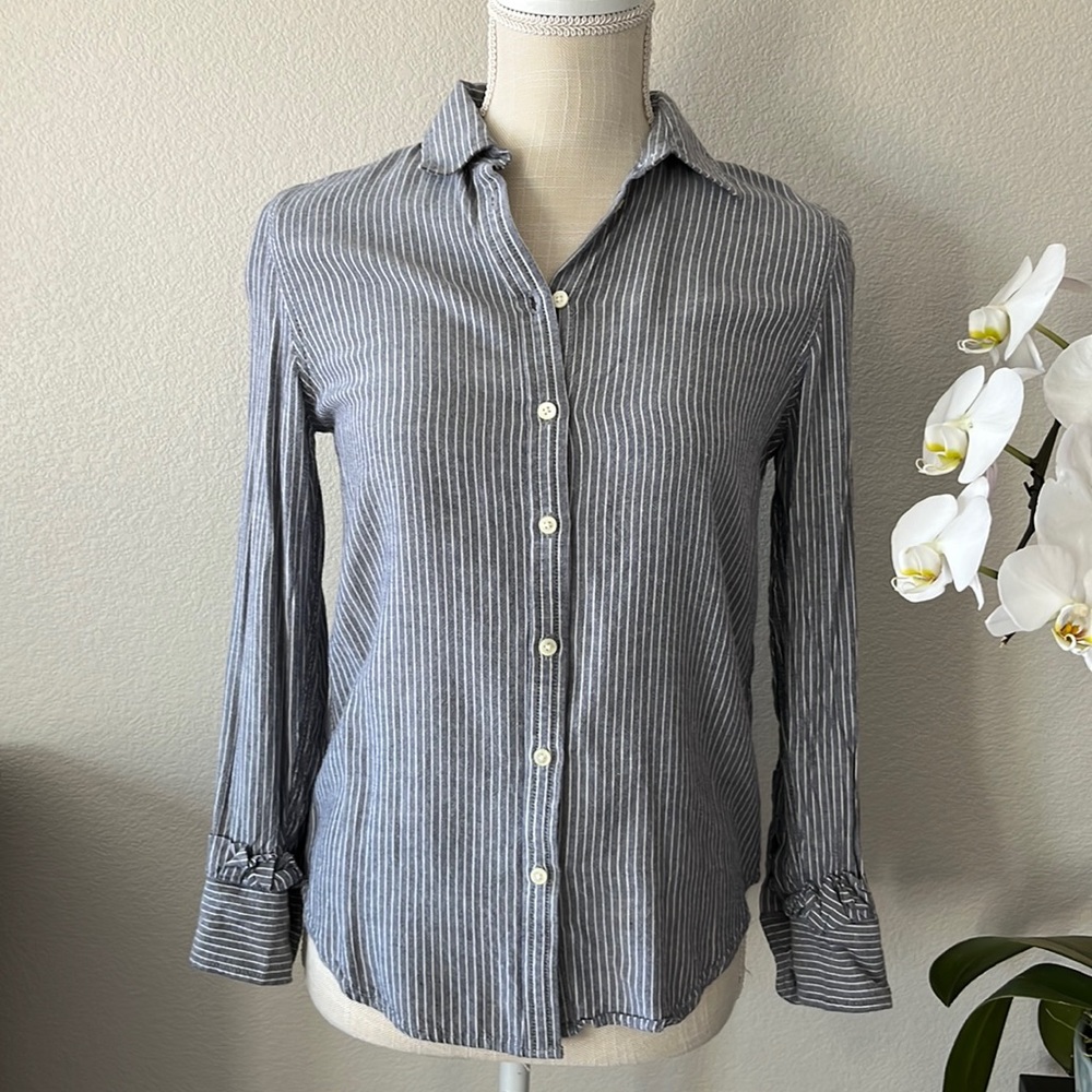 Pinstripe button up